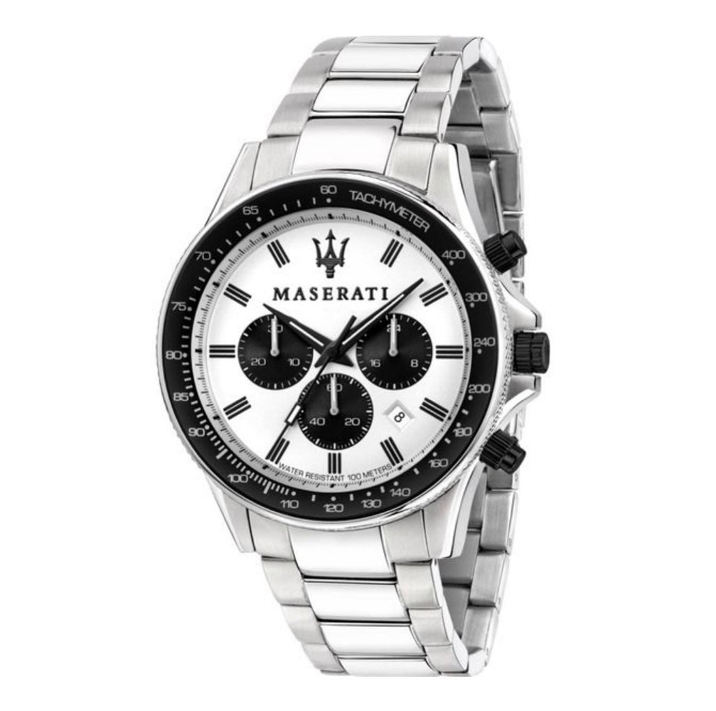 Maserati Sfida Chronograph white Dial Stainless Steel