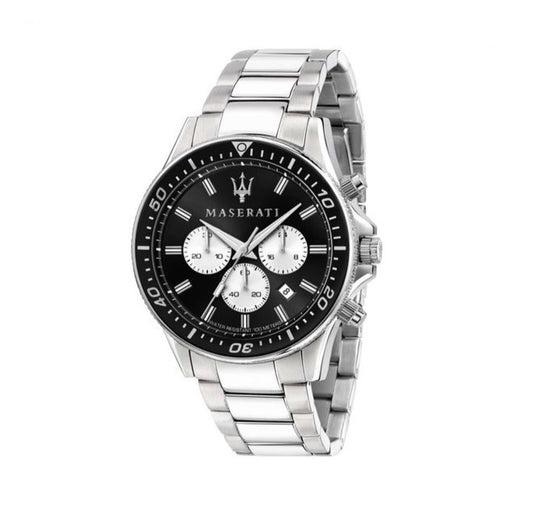 Maserati Sfida Chronograph Black Dial Stainless Steel Quartz