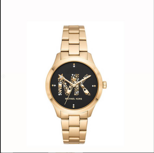 Michael Kors Gold Crystal Accent Watch